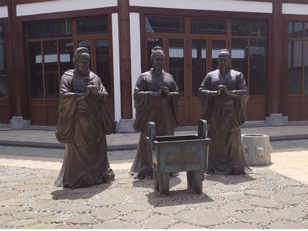 Hengda Group Haihua island characteristic block copper sculpture project